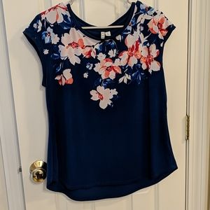M ELLE floral shirt